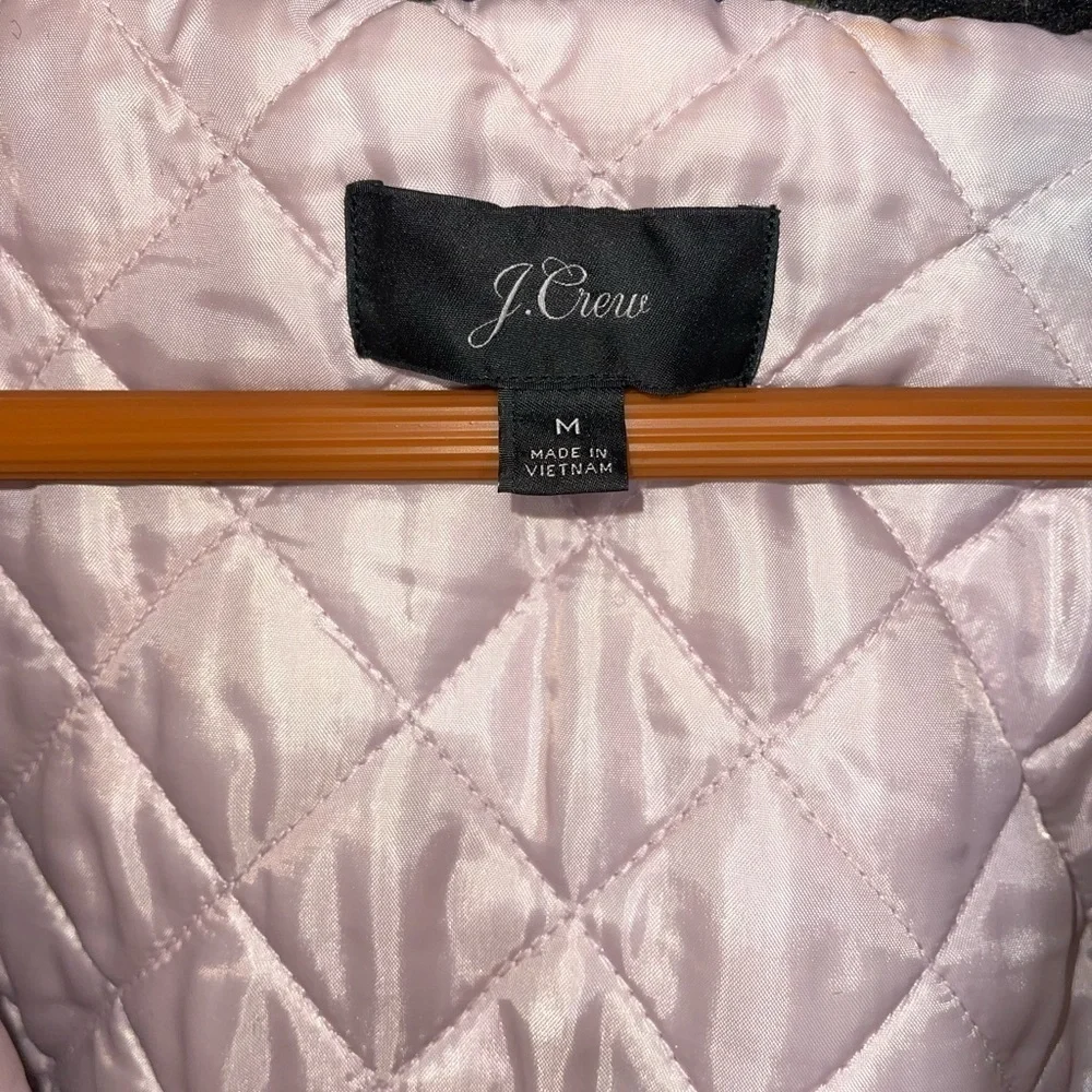 J. Crew Perfect Winter Parka Olive Green size MEDIUM